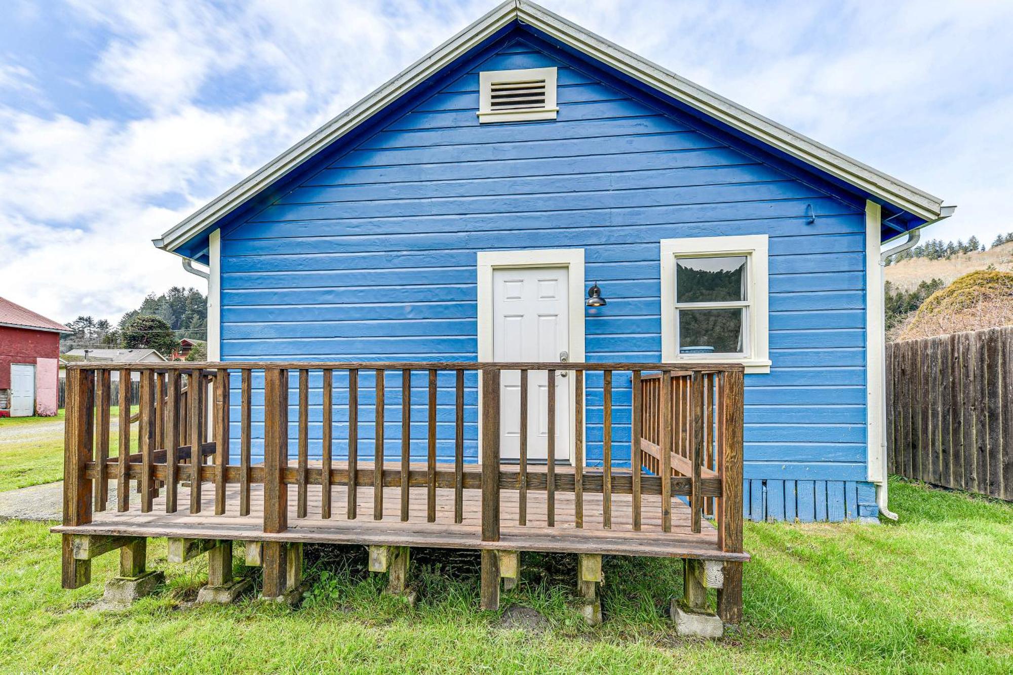 Cozy Norcal Cottage 2 Mi To Redwoods And Beaches! Orick Exterior foto